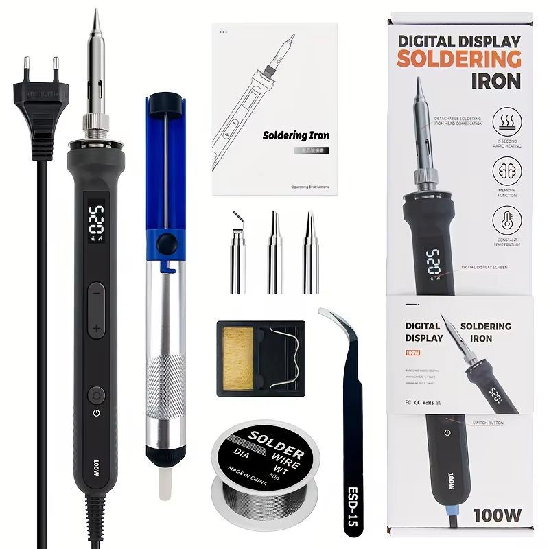 Electronics Repair Equipment - Цифровой паяльник мощностью 100 Вт с
