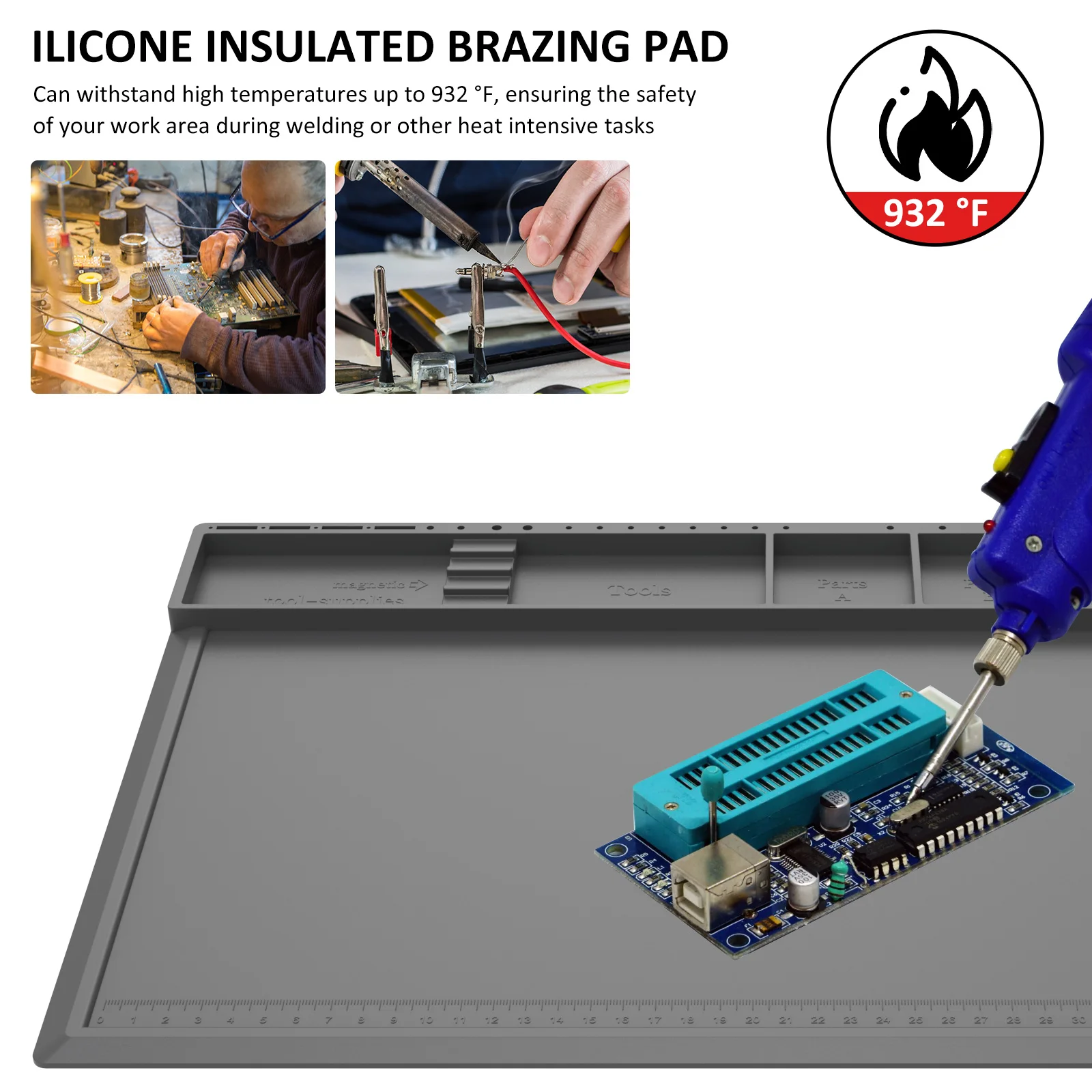 Коврик для паяльной станции, с – обзор и цена Electronics Repair Workstation